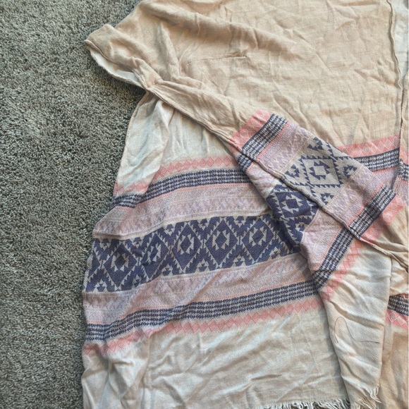 Maurices Women’s Open Front Beige Lightweight Shawl Cardigan One Size - Picture 9 of 12